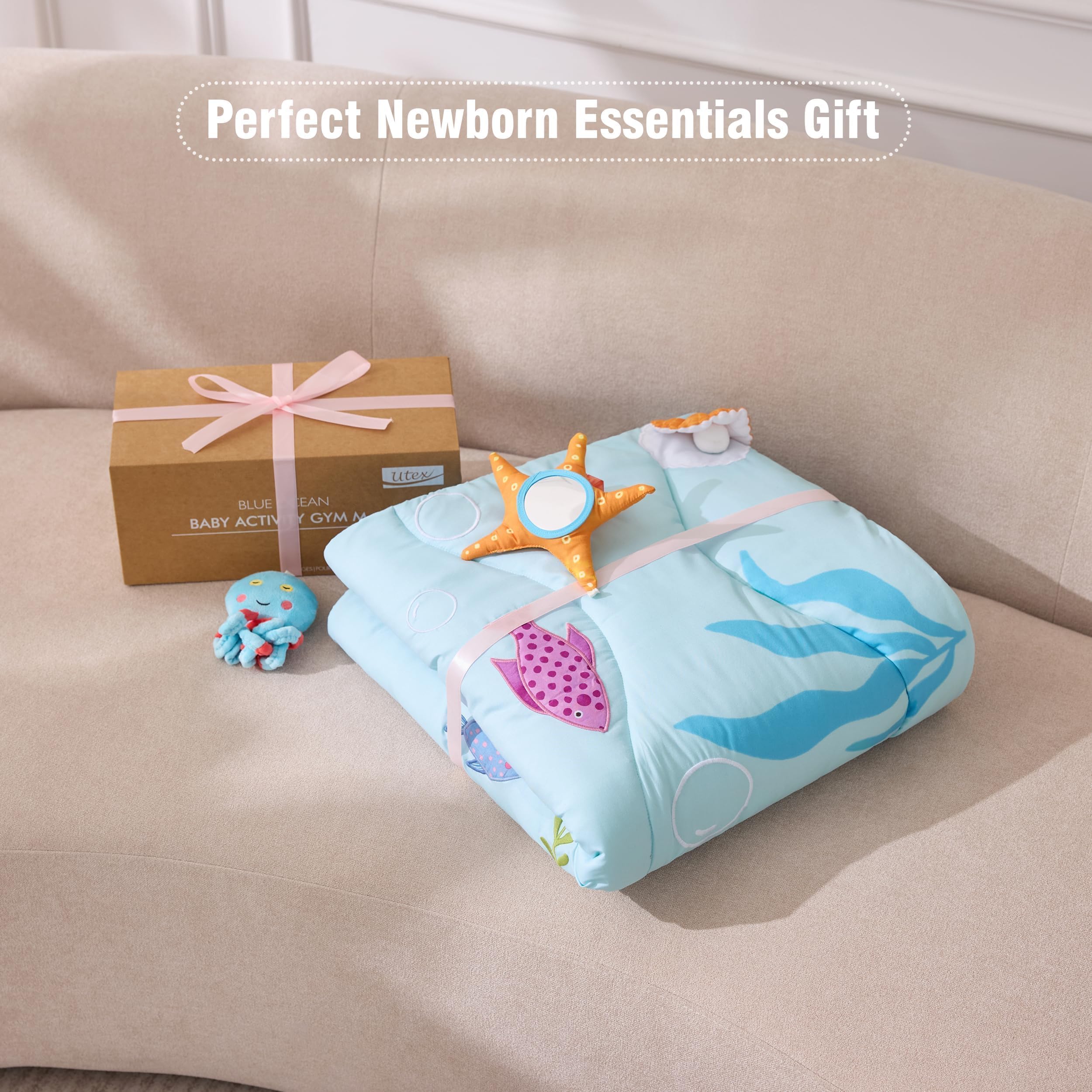 UTEX ocean-themed gift appeals as a thoughtful newborn present