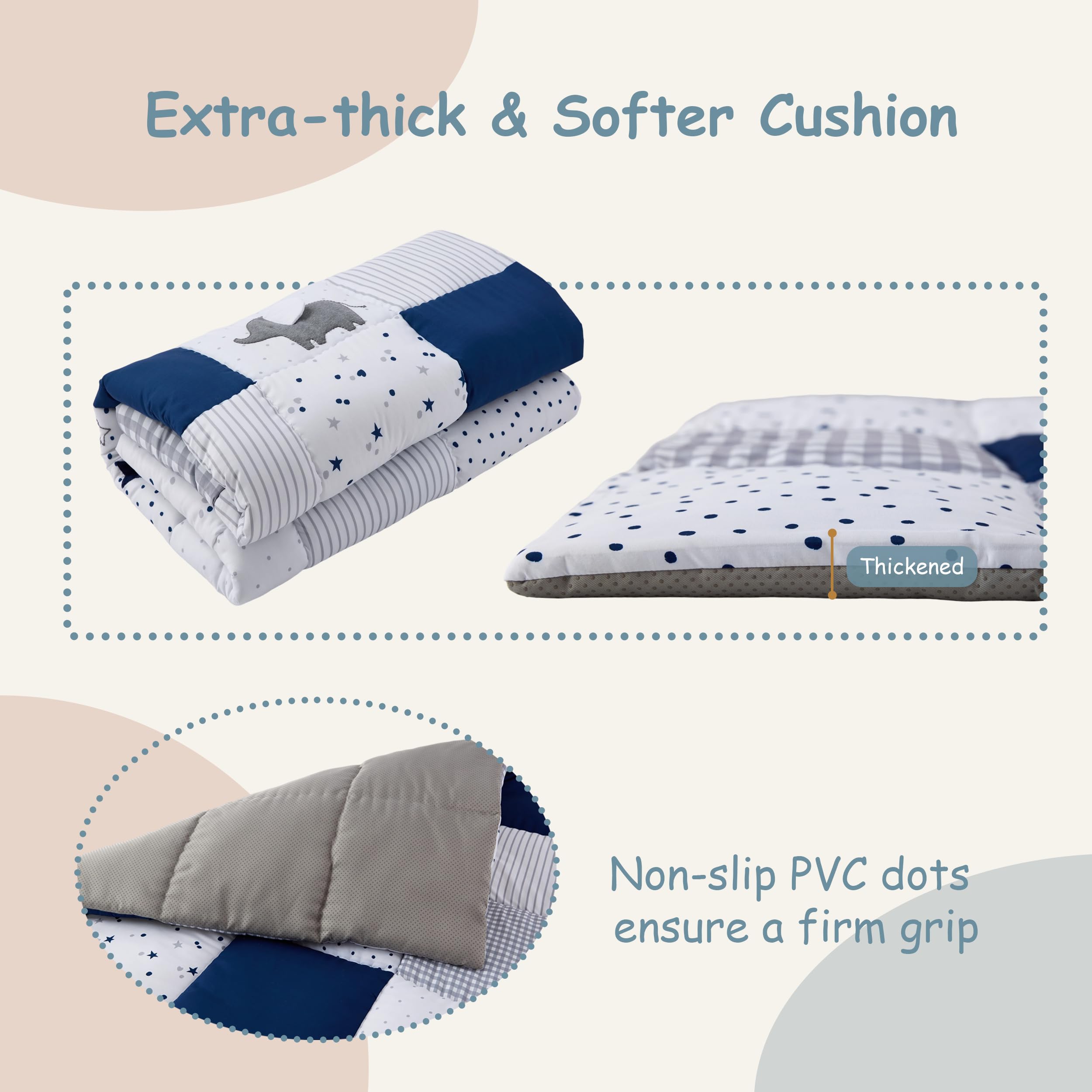 UTEX play mat portable and lightweight for room-to-room use