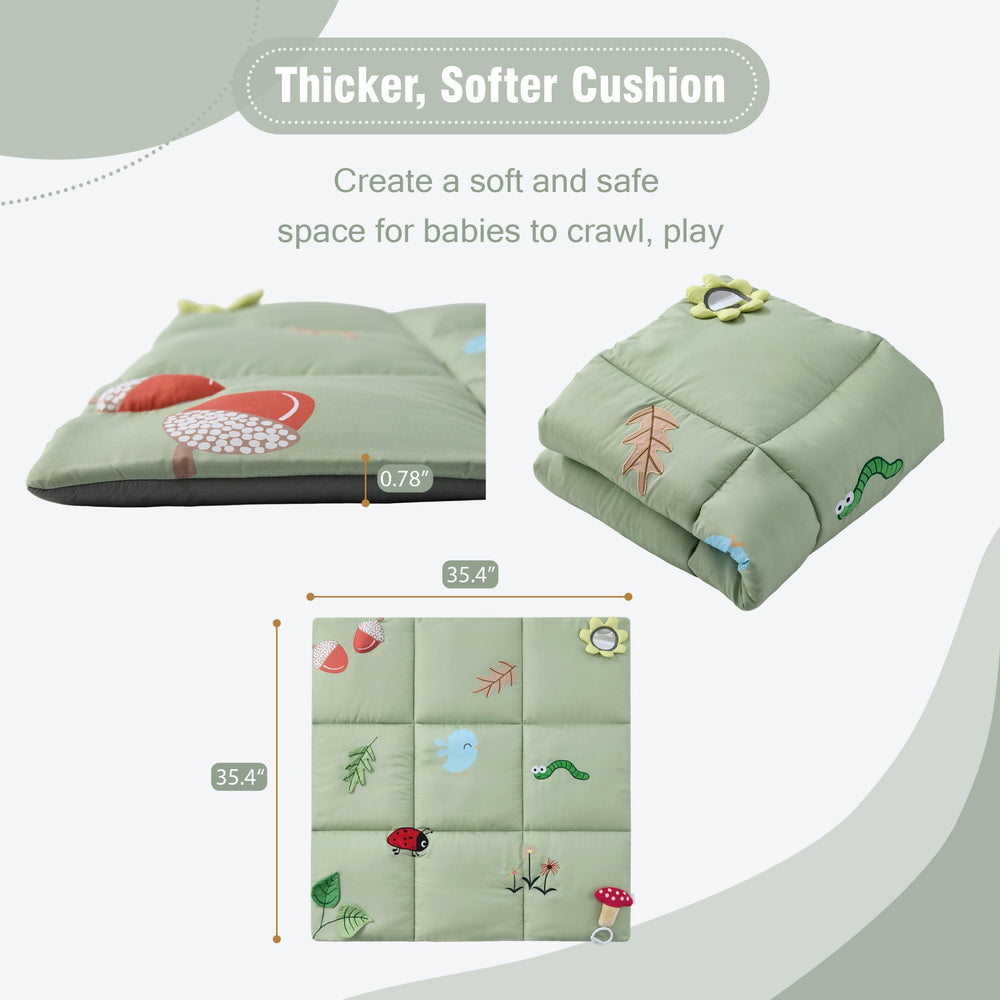 UTEX forest textures with ladybug and caterpillar promote tactile exploration