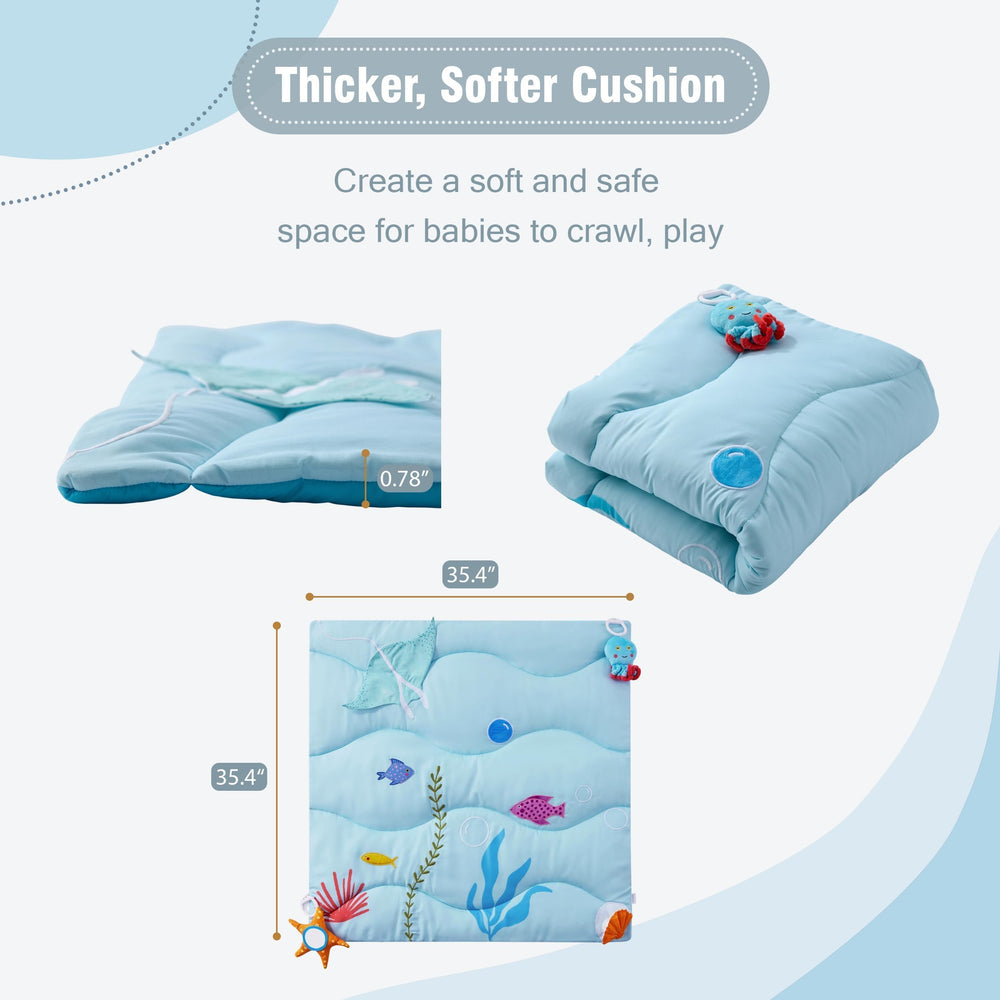 UTEX tummy time support cushions newborns during early play