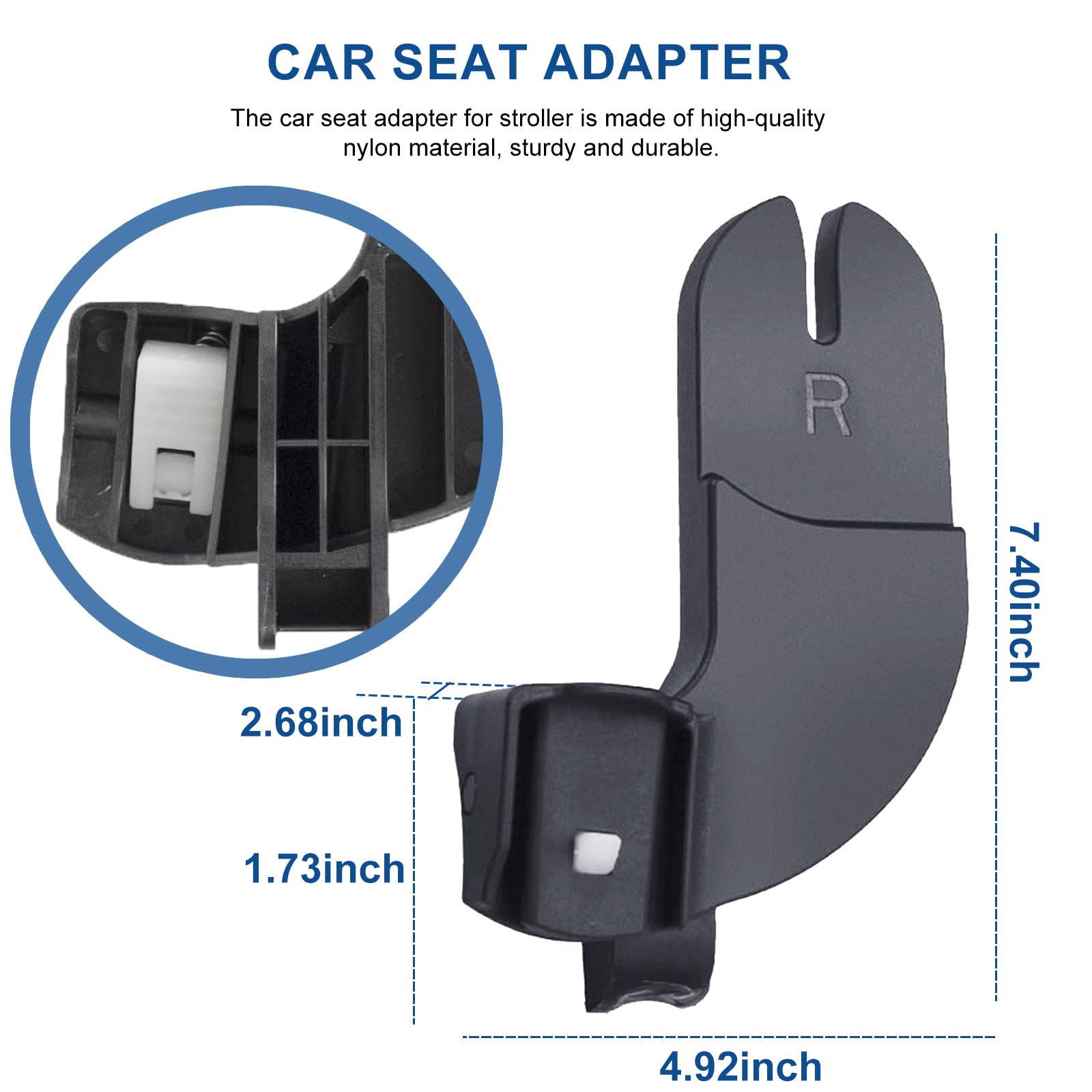 UTNVBTR compatibility chart highlights supported Baby Jogger and Graco seats
