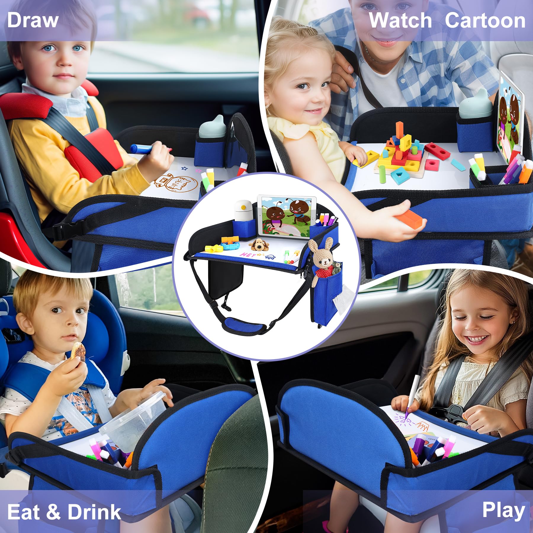 UTOLOVE durable 600D Oxford fabric on travel tray for daily use