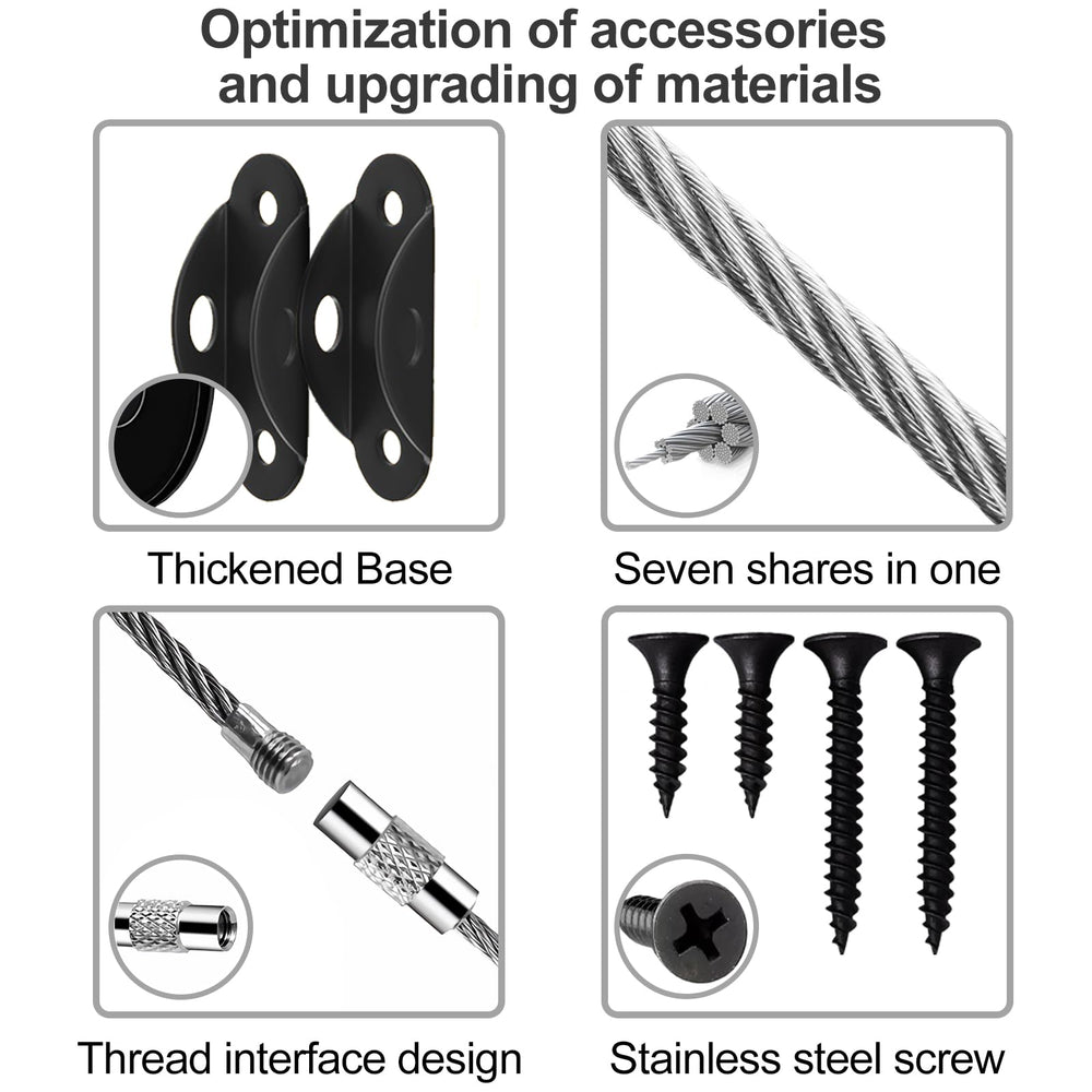 Utook anti-tip anchor installation screws enable quick, secure setup