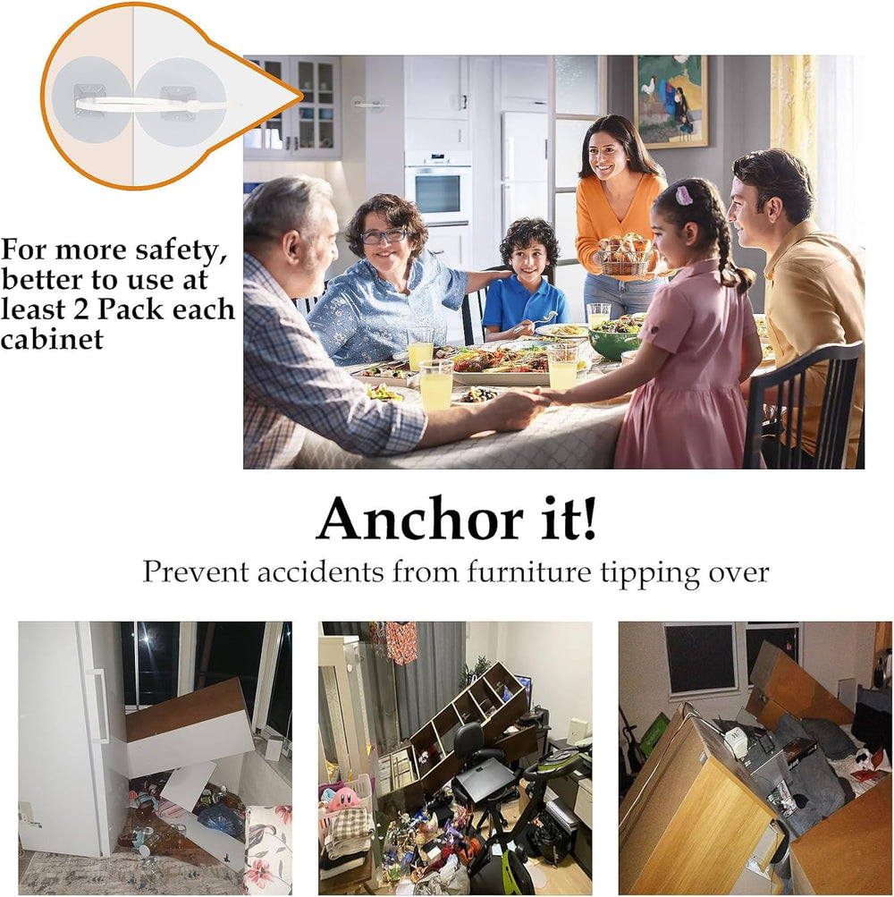 Utook furniture anchoring setup guide with simple securing steps