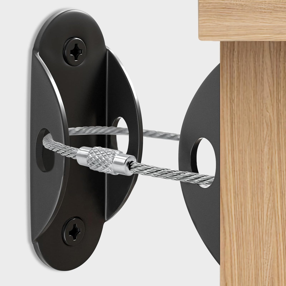 Utook Furniture Anchors installation view shows quick securing for tall furniture
