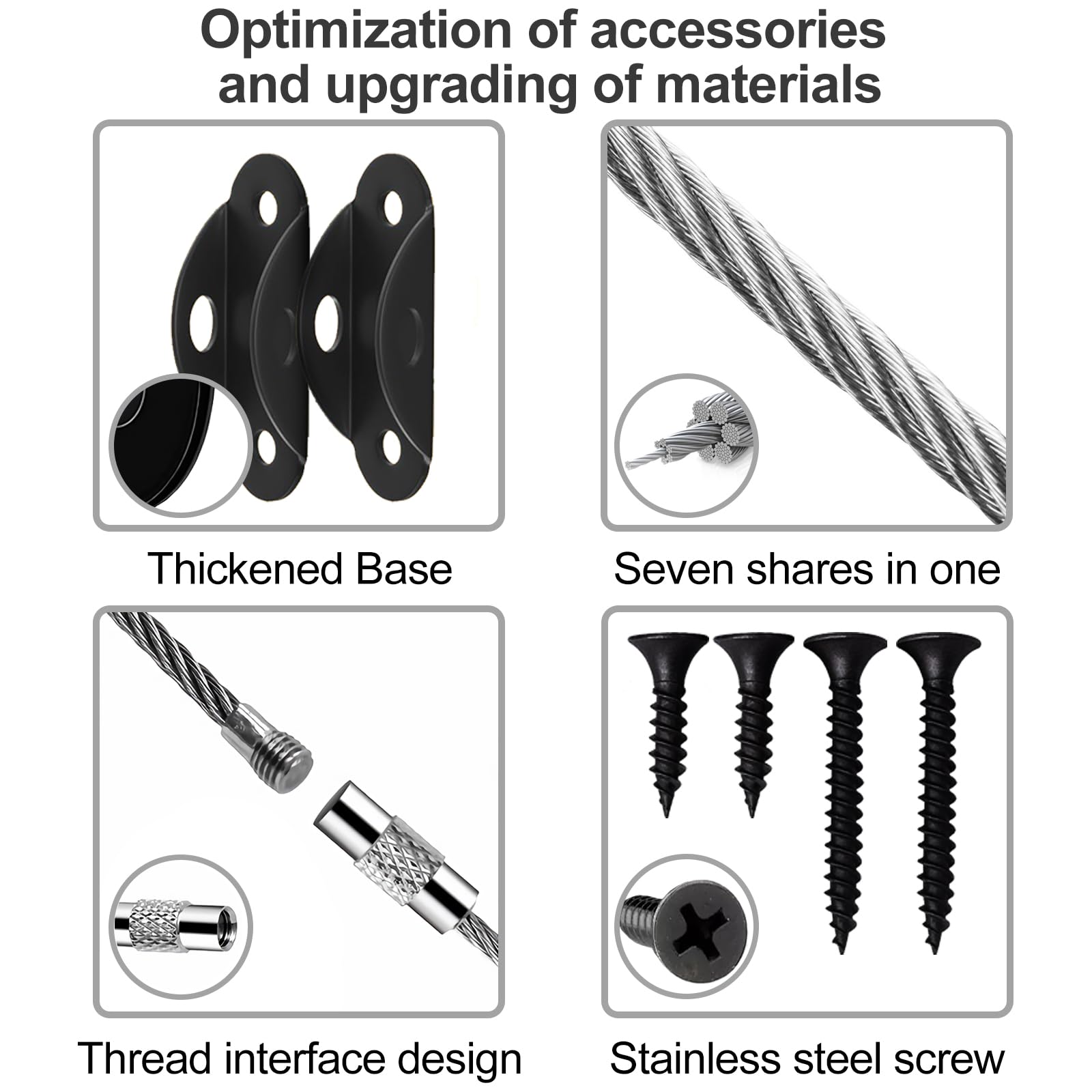 Utook metal wall anchor showing corrosion-resistant stainless steel construction