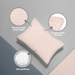 Utopia Bedding Toddler Pillow two-pack on bed demonstrates easy pair styling for kid's room.