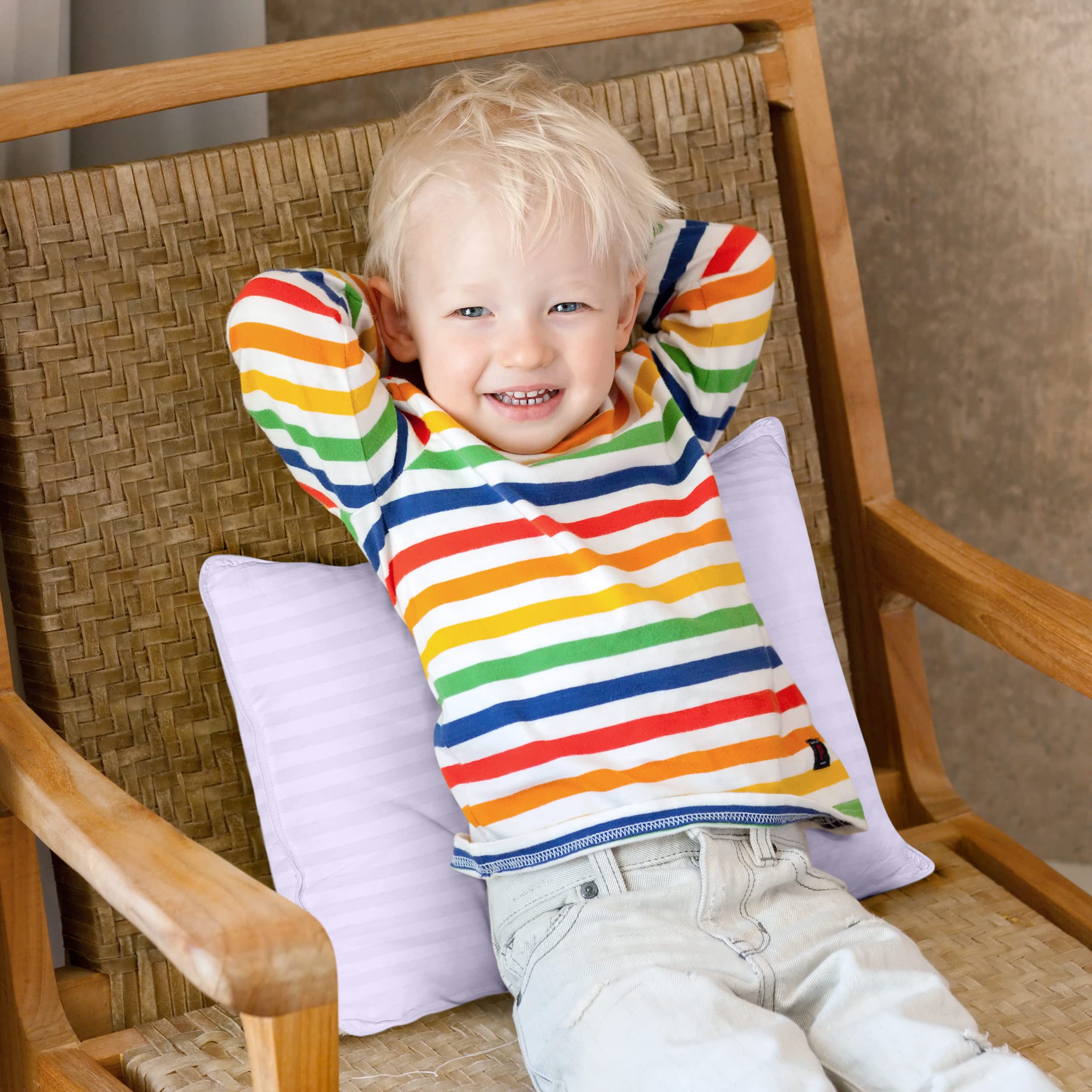 Utopia Bedding toddler pillow care instructions — easy spot clean or gentle hand wash.