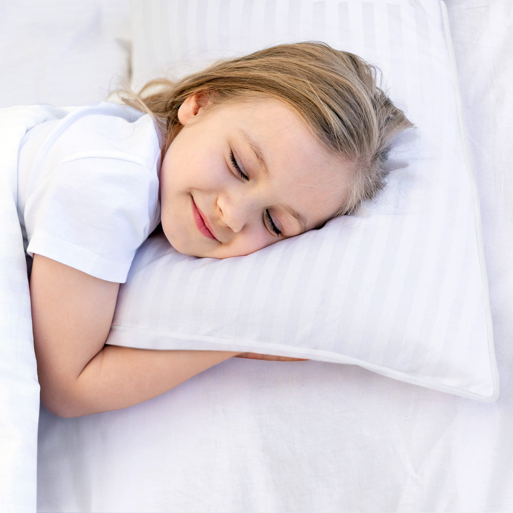 Utopia Bedding Youth Pillow 16x22 pack ideal for kids' beds and travel.
