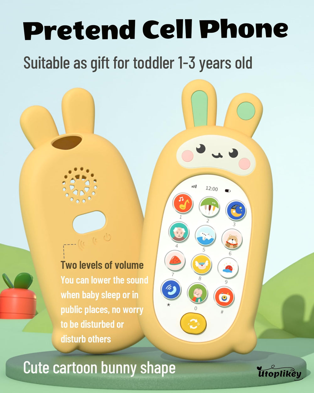 UTOPLIKEY lullabies promote calm bedtime routines with gentle melodies