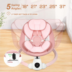 Uuoeebb baby swing remote control highlights hands-free operation for busy caregivers