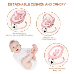 Uuoeebb baby swing touch panel emphasizes easy speed and timer adjustments for quick comfort
