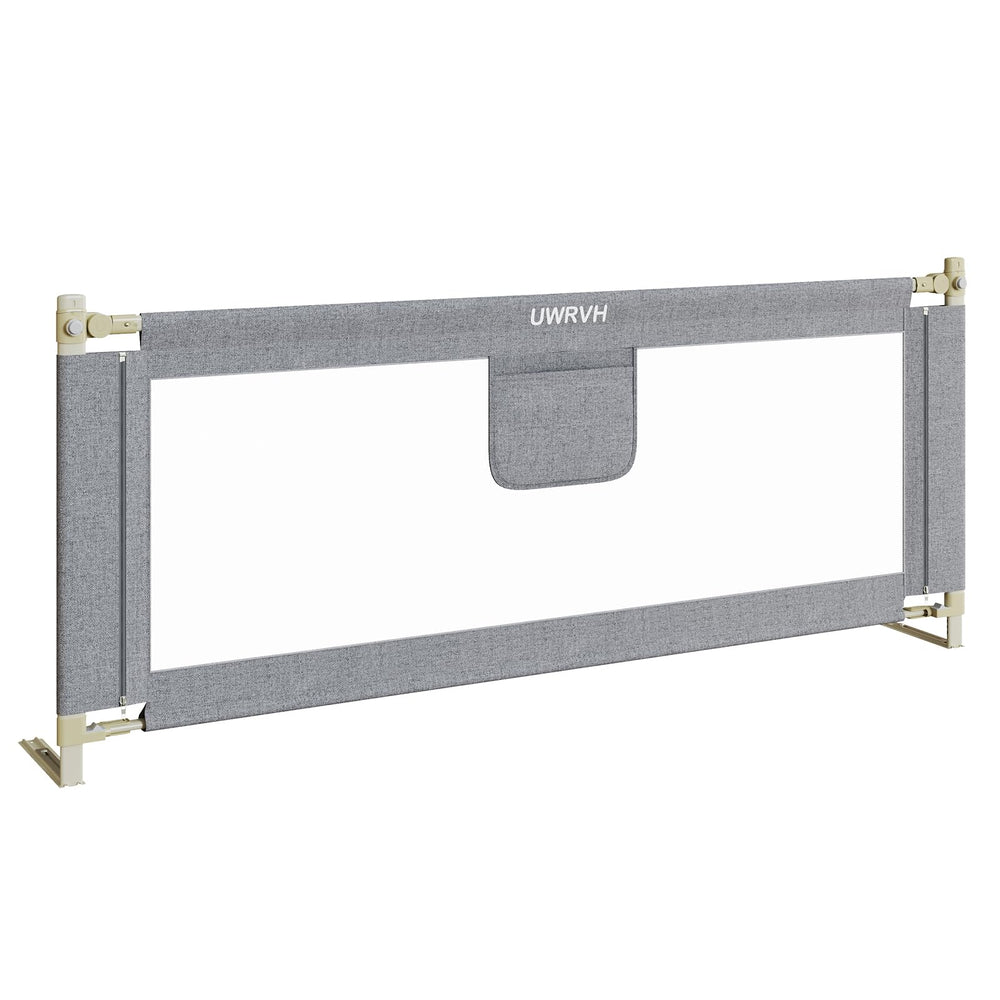 UWRVH bed rails guard lowered for easy toddler access.