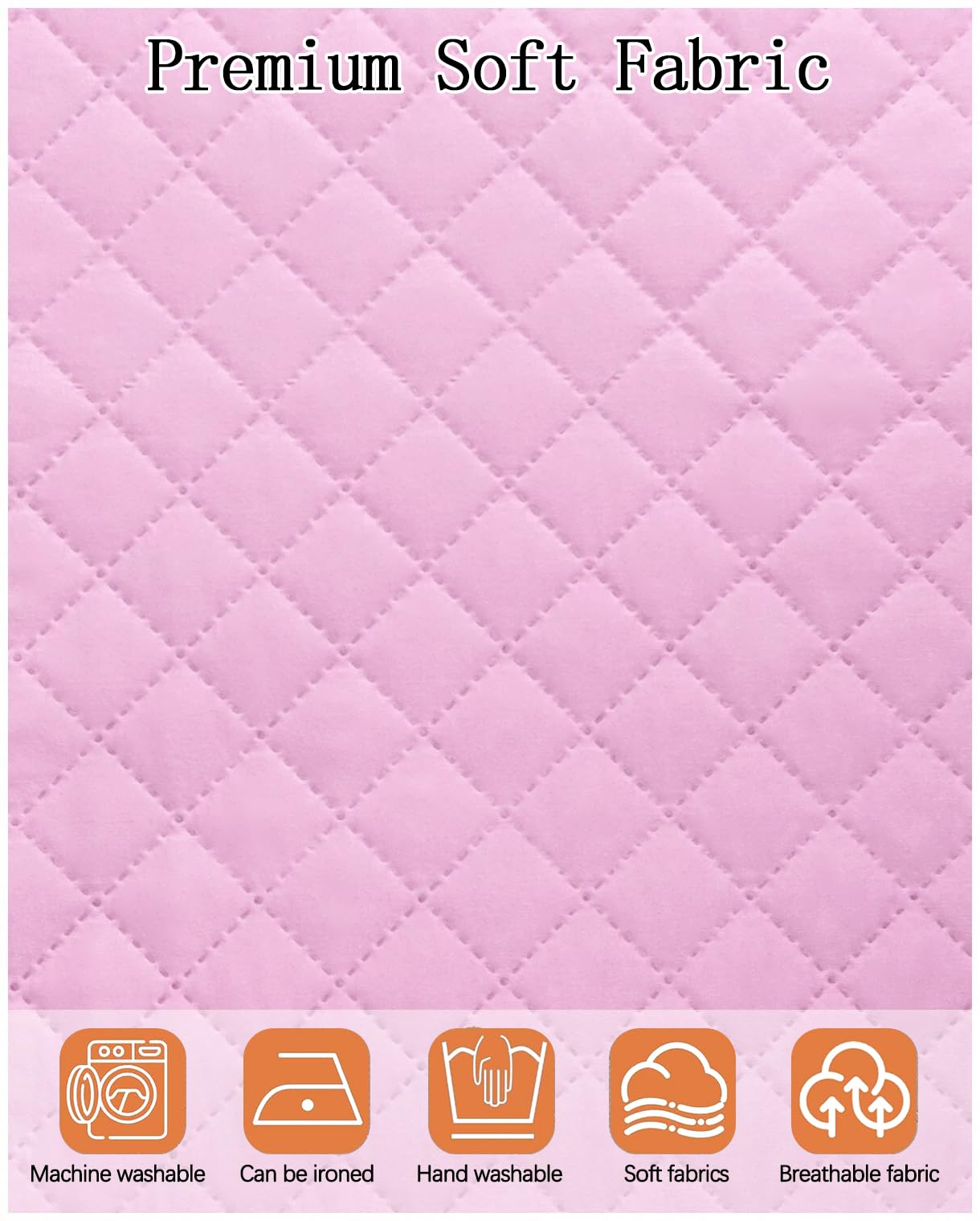 UWSTE adjustable elastic pink seat cover – easy in-and-out for parents.
