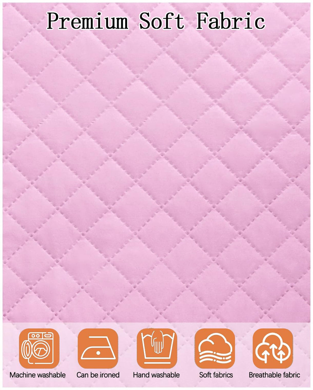 UWSTE adjustable elastic pink seat cover – easy in-and-out for parents.