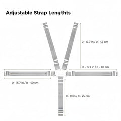 UWSTE straps convert from five-point to three-point harness for growing needs