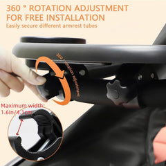 UWSTE stroller hooks pack providing hands-free storage for multiple bags.