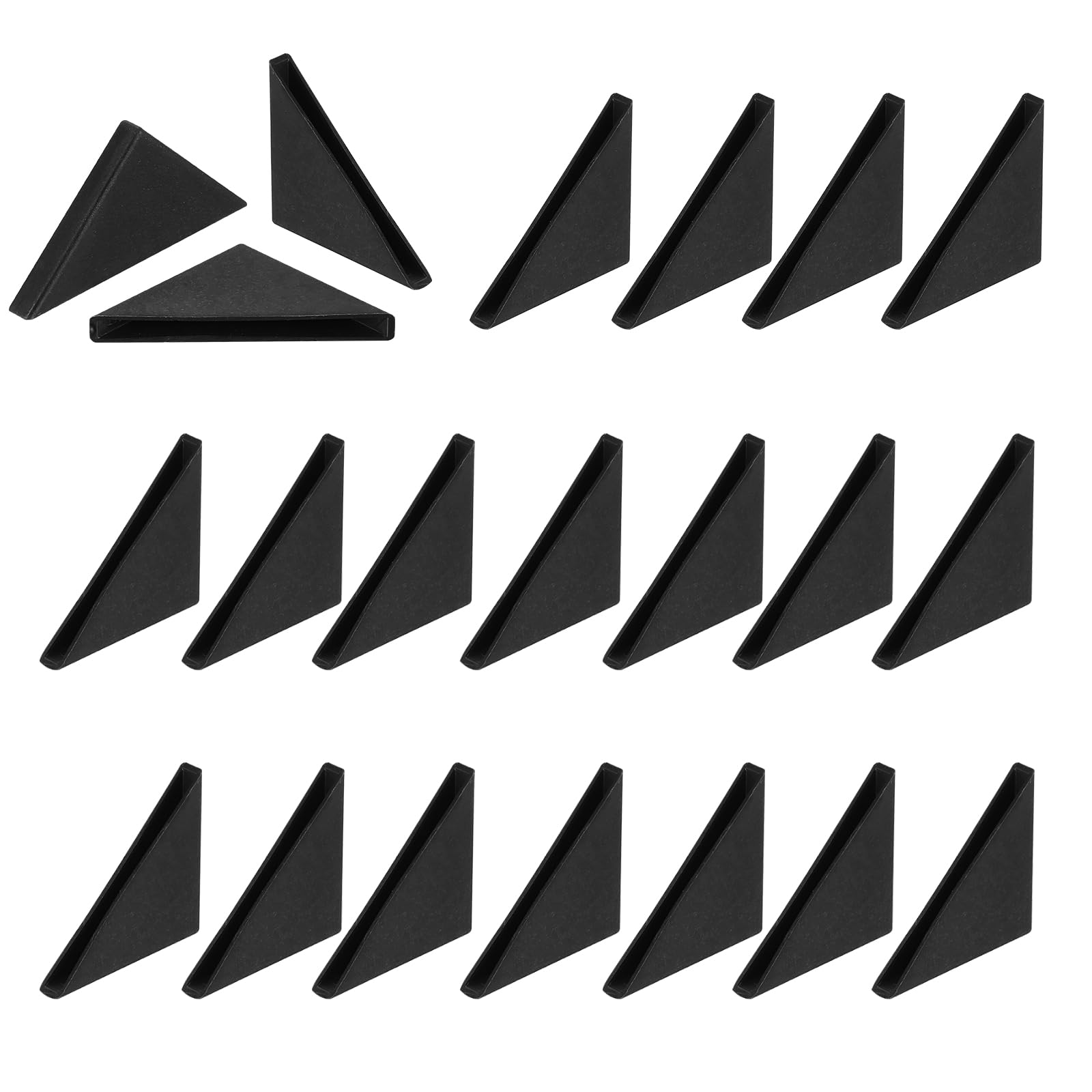 uxcell 60pcs triangle glass corner protector pack protects corners during transport.