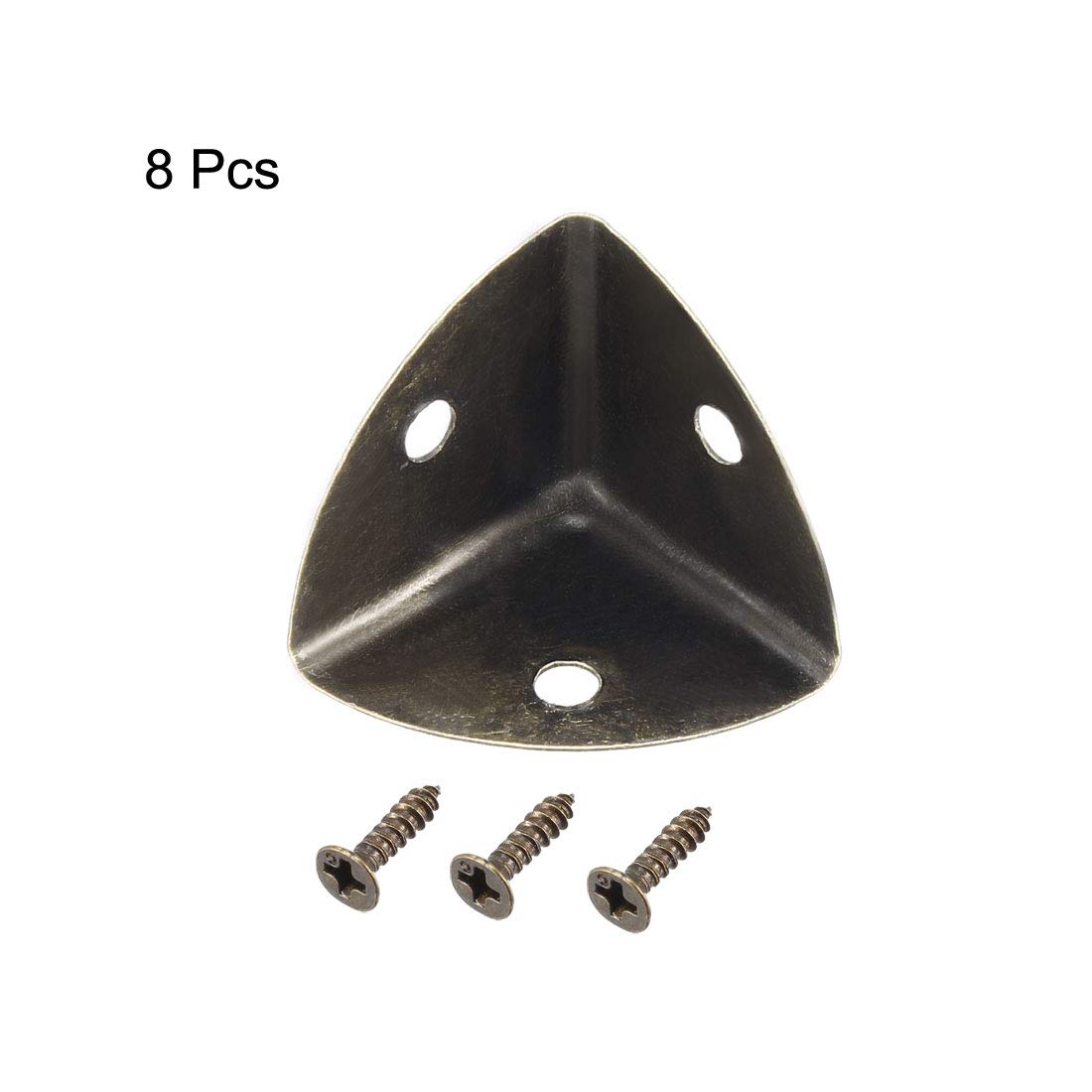 uxcell box corner protectors package contents highlight eight pieces for versatile applications.