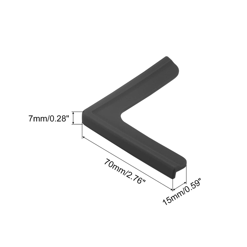 uxcell self-adhesive corner protector for furniture edges ensures quick setup and secure fit