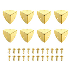 uxcell decorative corner cover gold with screws providing durable edge protection