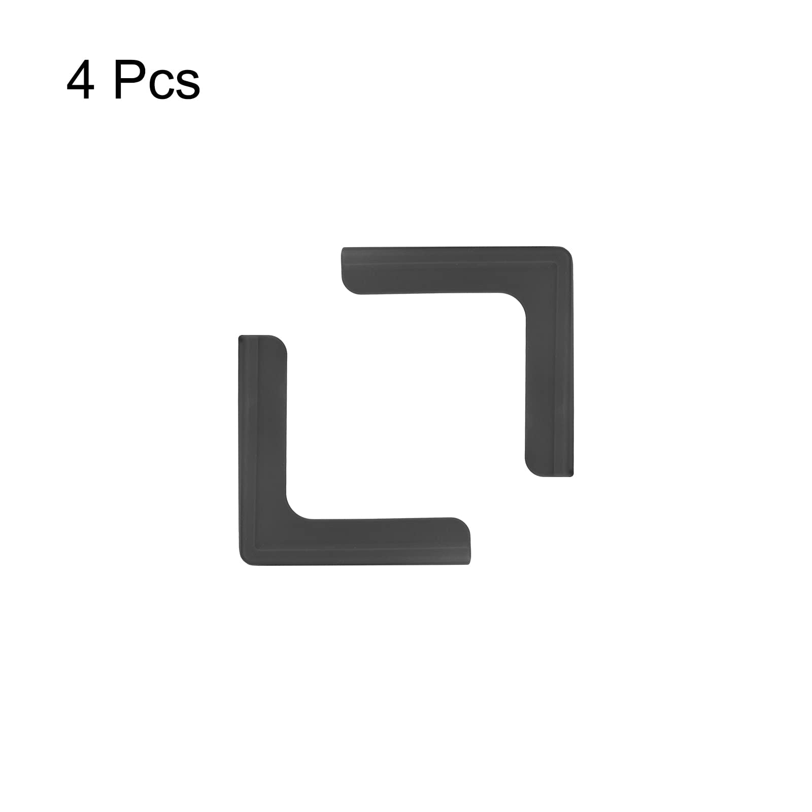 uxcell silica gel corner pad soft buffering reduces impact on furniture and people