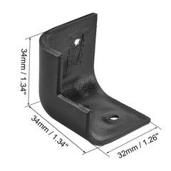 uxcell Speaker Corner Protector back view shows corner protection in use