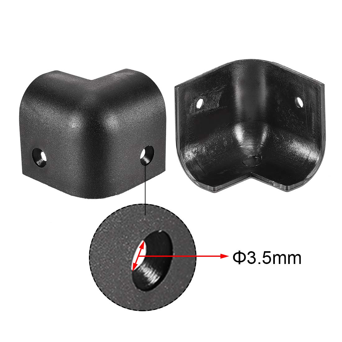 uxcell Speaker Corner Protector packaging 8pcs for convenient setup
