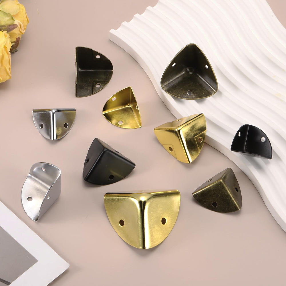 uxcell zinc-alloy edge guard demonstrates durable metallic sheen for modern decor