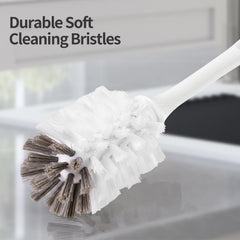 UXIETIN fine-bristle scrub head detail for efficient stain lifting without scratches.
