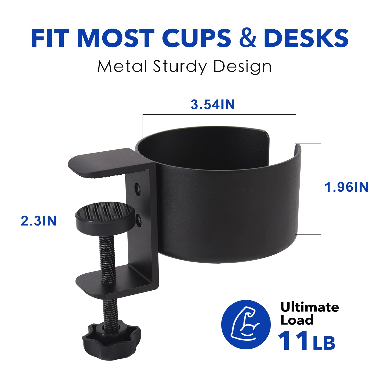 UXIETIN large-capacity cup holder fits glasses cans and bottles securely
