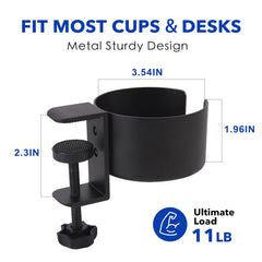 UXIETIN large-capacity cup holder fits glasses cans and bottles securely