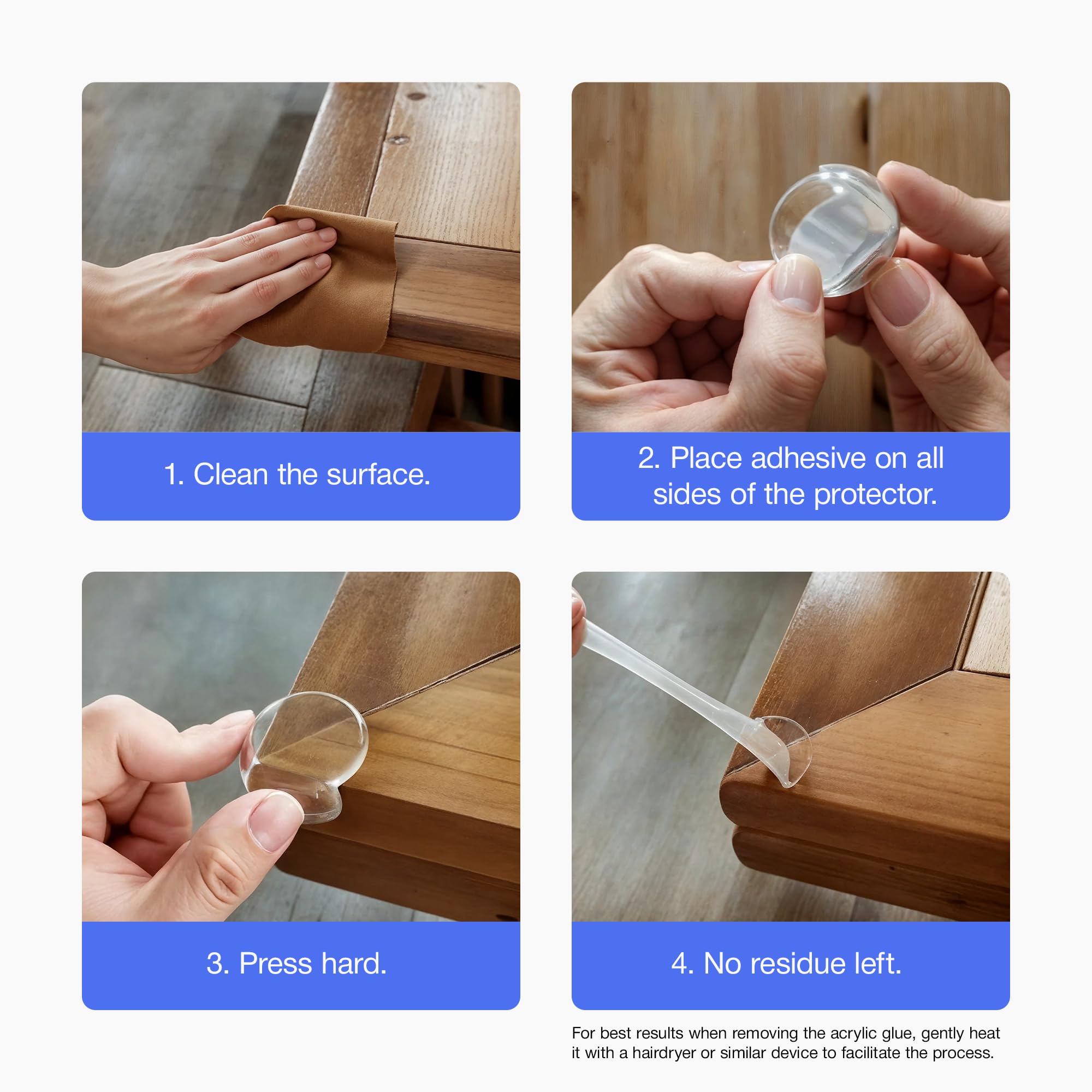UXU corner protector support team ensures quick help when needed.
