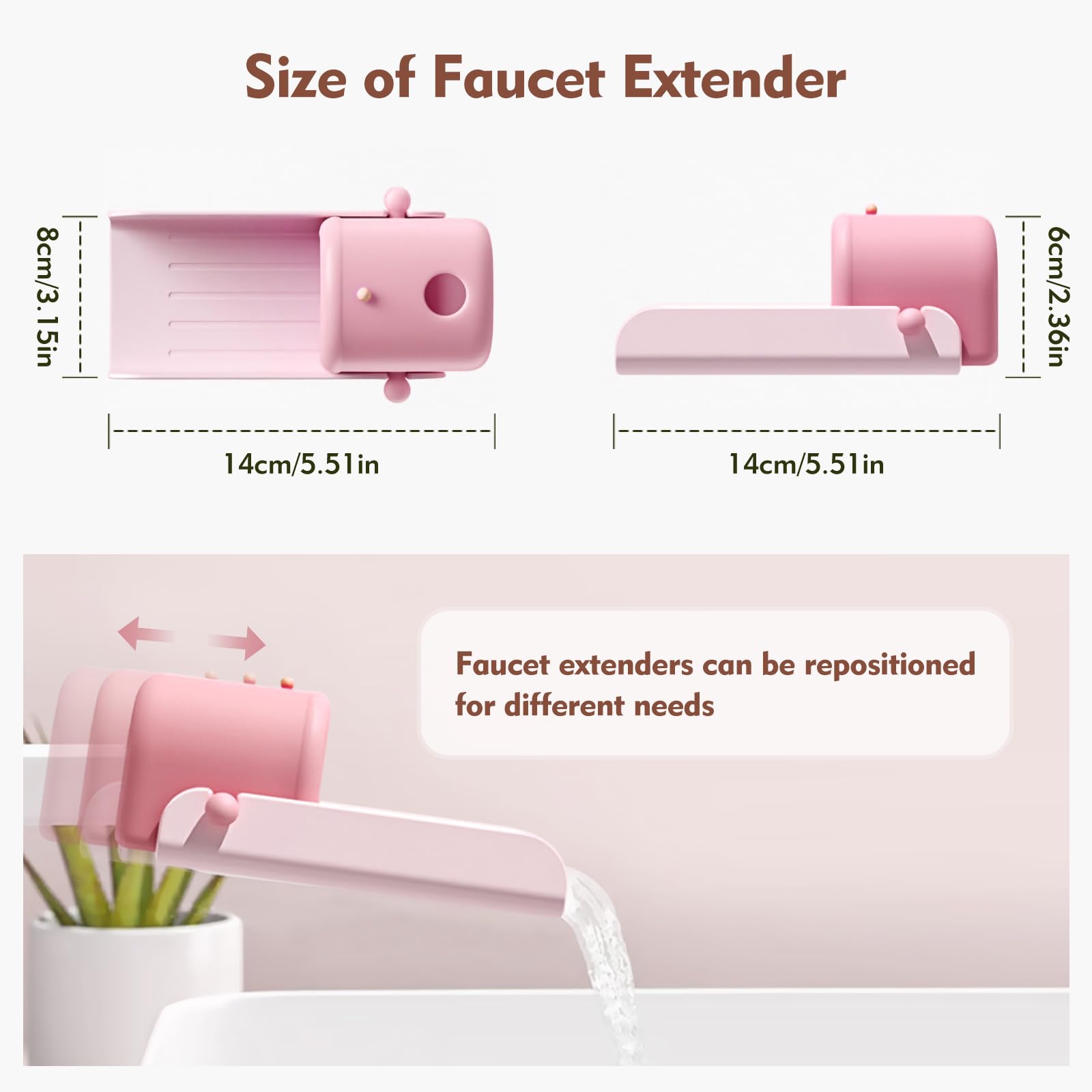 UYUOO dual-interface design demonstrates broad faucet compatibility for families.