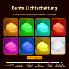 Uzzire rechargeable bunny nightlight with USB keeps bedside glow ready.