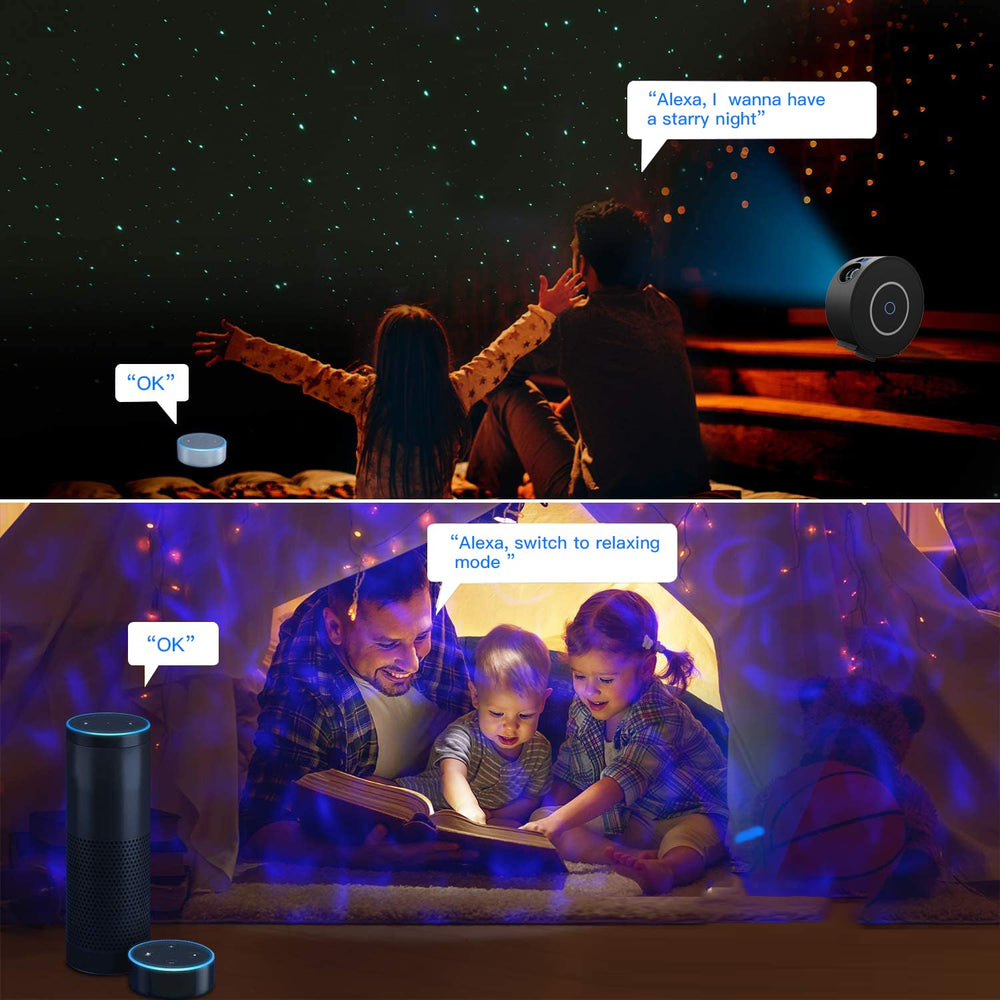 V JULES.V star projector noise reduction for quiet nights