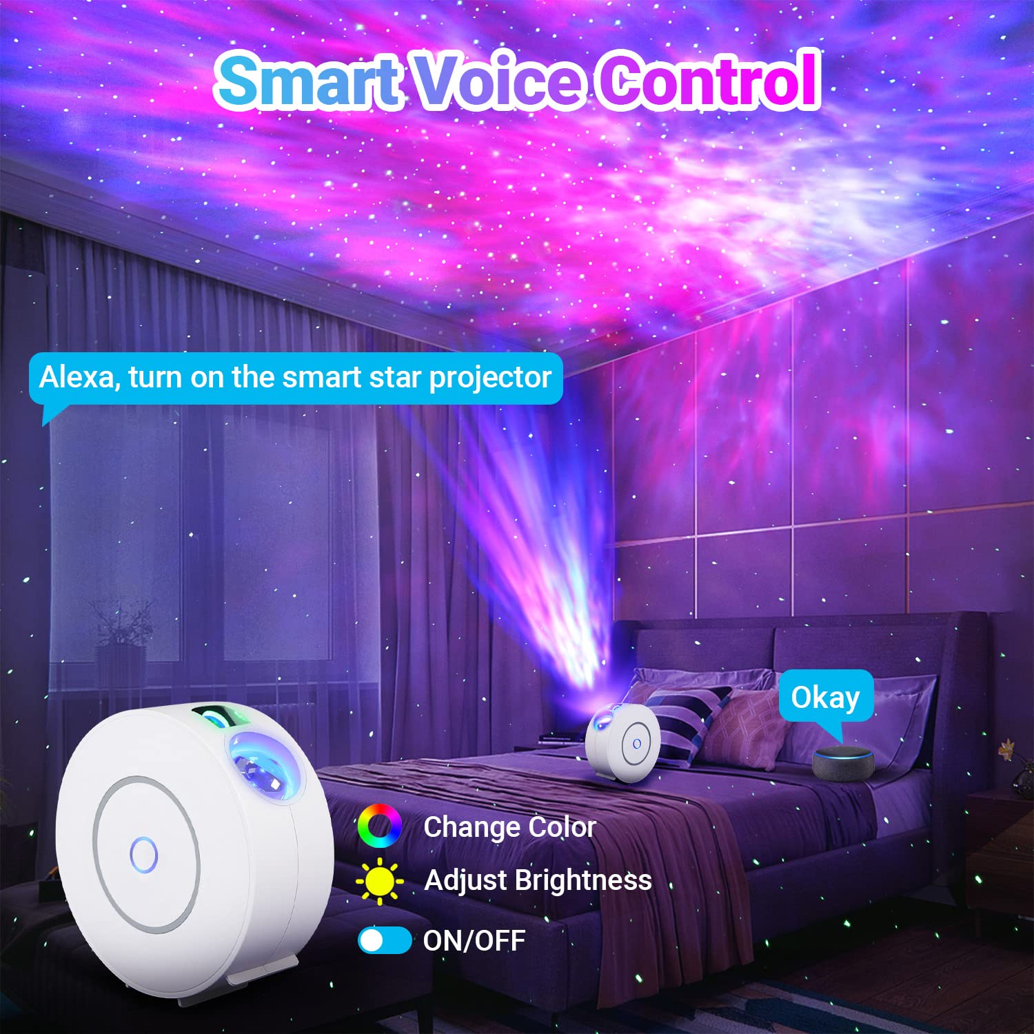 V JULES.V 16-million-colors option for mood lighting and scenes