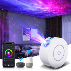 V JULES.V Galaxy Projector bedroom shows calming ceiling display for bedtime
