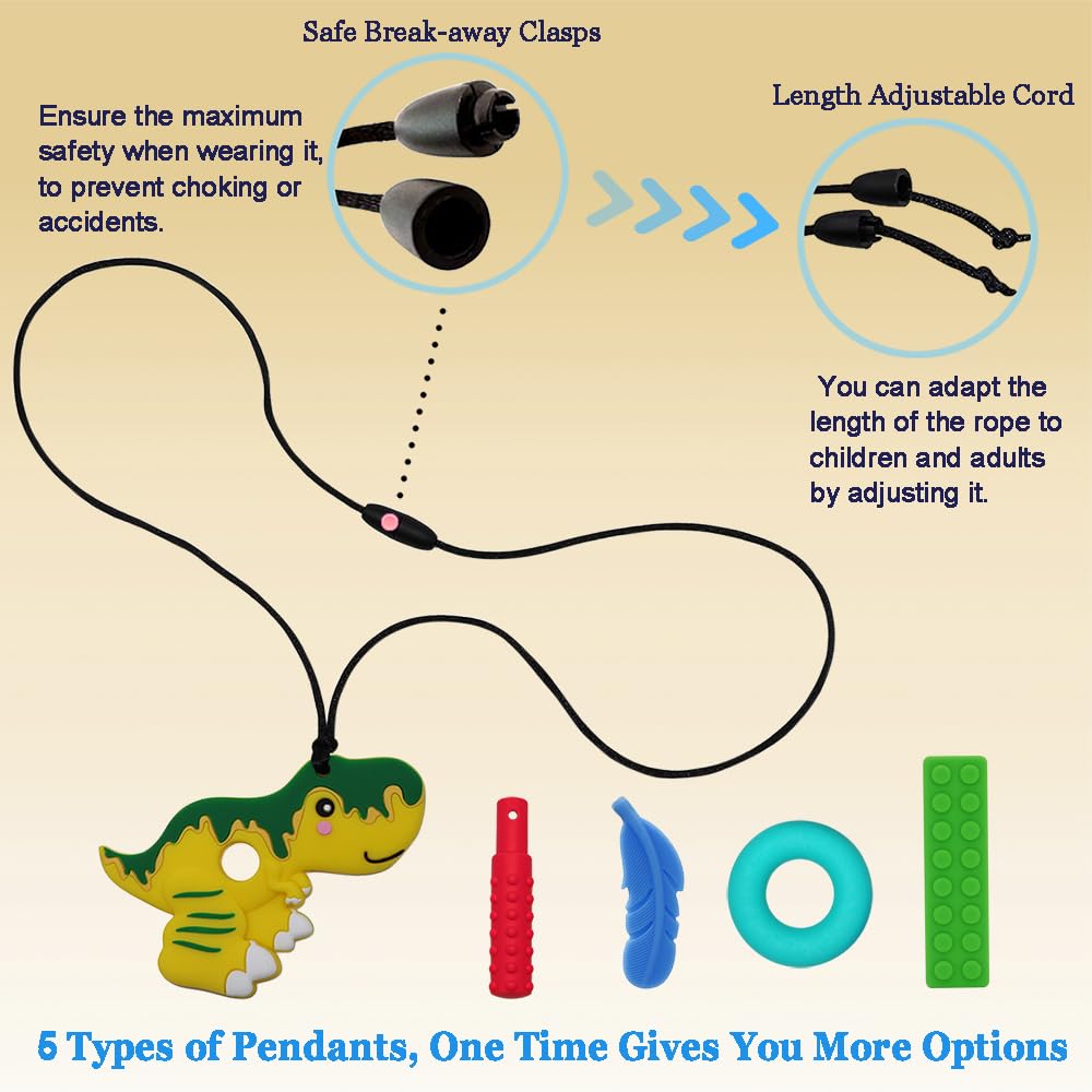 V-TOP chew necklace blocks supports sensory engagement during homework sessions.
