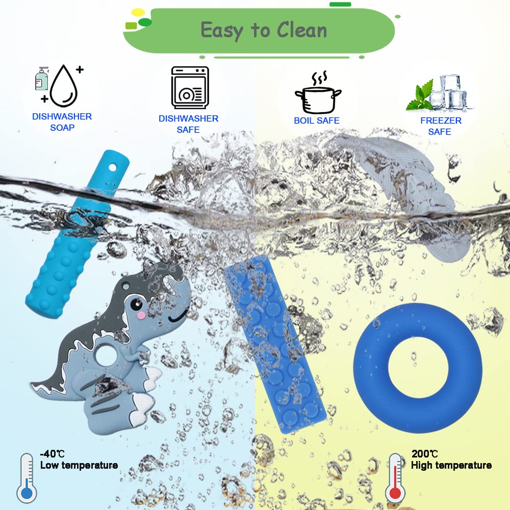 V-TOP chew necklaces stick shape encourages bite-friendly tactile feedback for ADHD and SPD.
