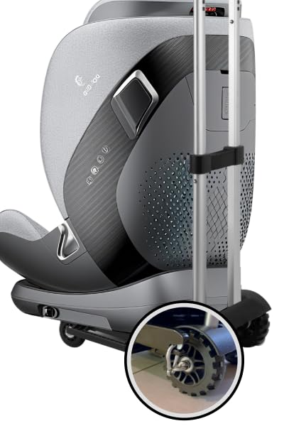 V VOLKGO car seat dolly foldable design enables compact, cabin-ready storage.