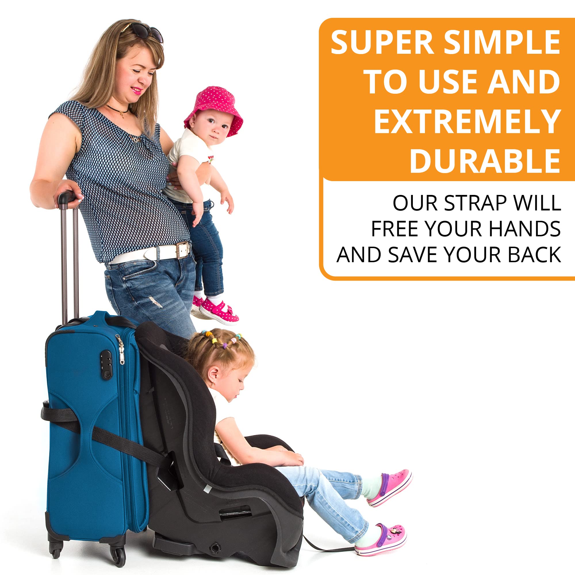 V VOLKGO compact design folds easily for packing with luggage.