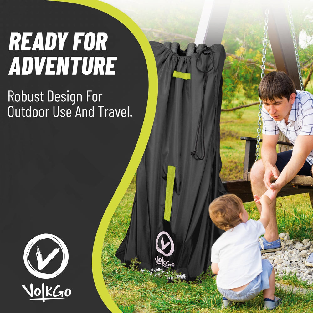 V VOLKGO Durable nylon construction protecting strollers against wear.
