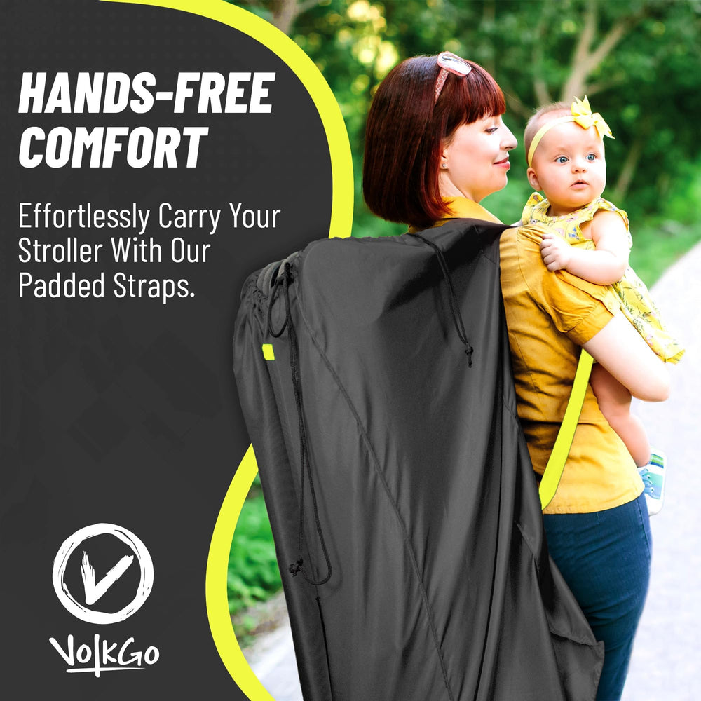 V VOLKGO Gate-check ready stroller bag keeping your stroller clean at the gate.