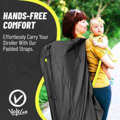 V VOLKGO Gate-check ready stroller bag keeping your stroller clean at the gate.
