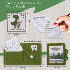 V&M Cuddles keepsake photo pouch captures memories from the Tooth Fairy night.