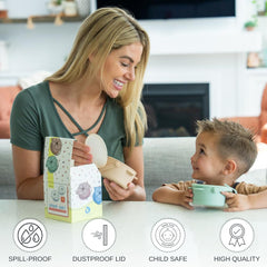 Vaanshie BPA-free silicone cup label for safe material assurance