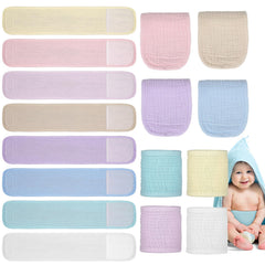 Vabean 8-piece baby belly band pack in eight colors for daily comfort.