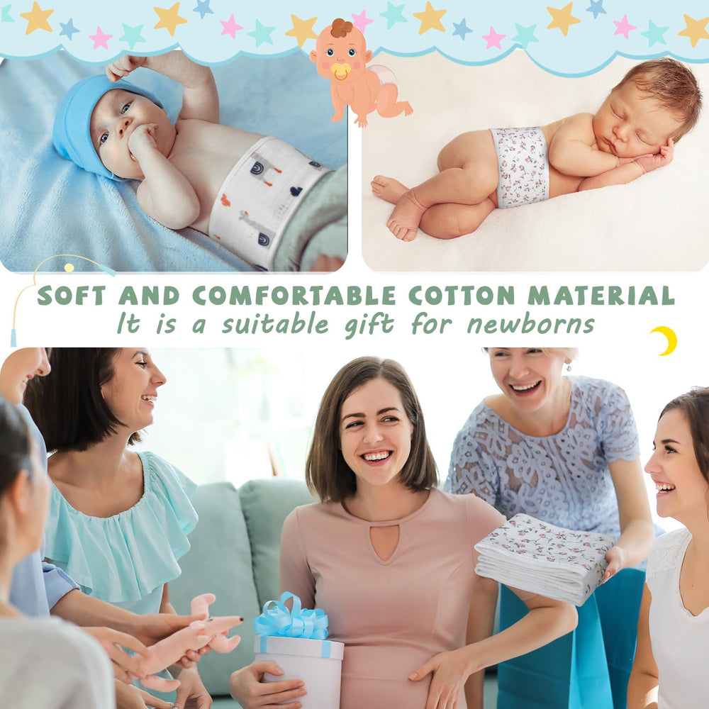 Vabean belly band 8-piece pack displayed as a gift-ready set.