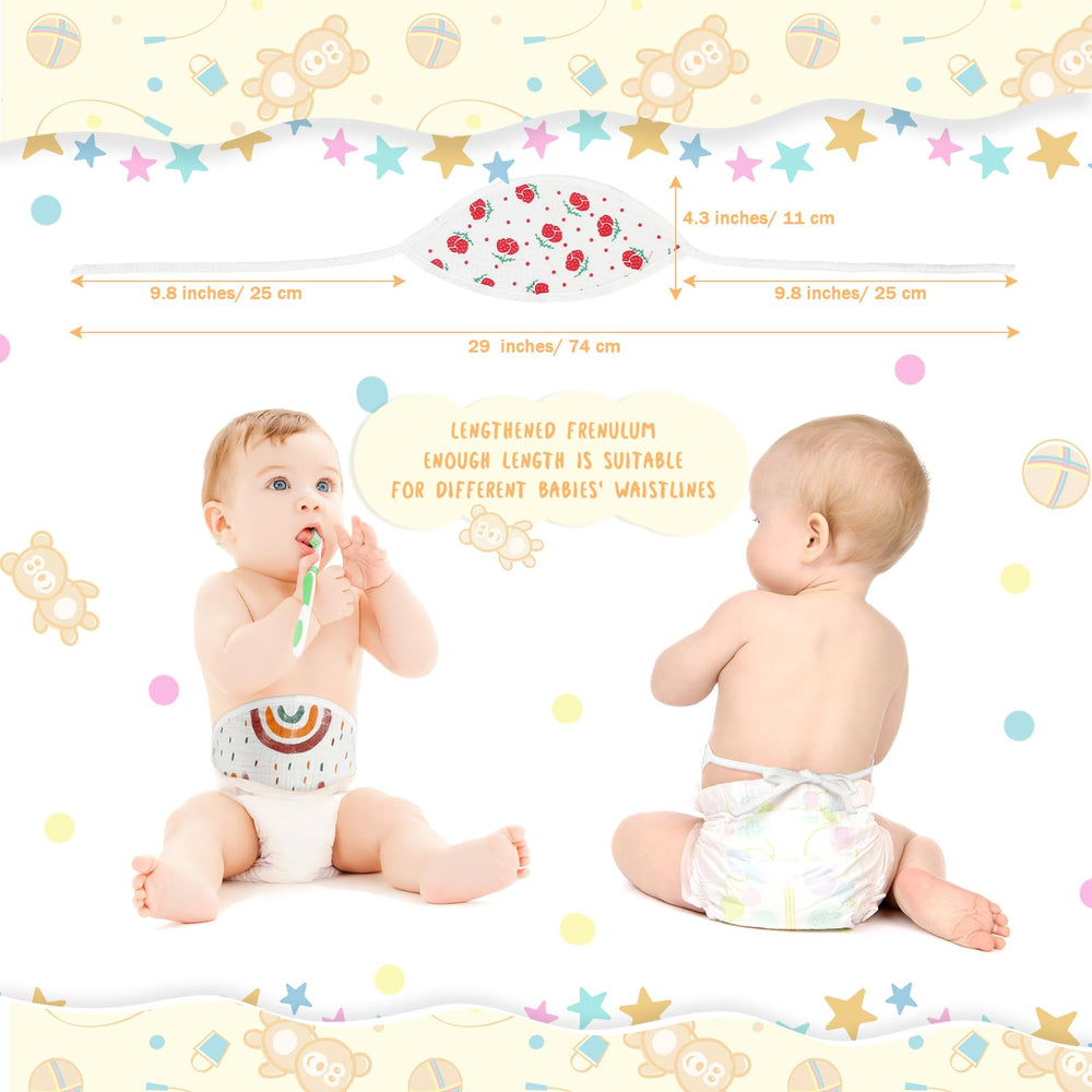 Vabean newborn cord wrap patterns shown for playful daily comfort.